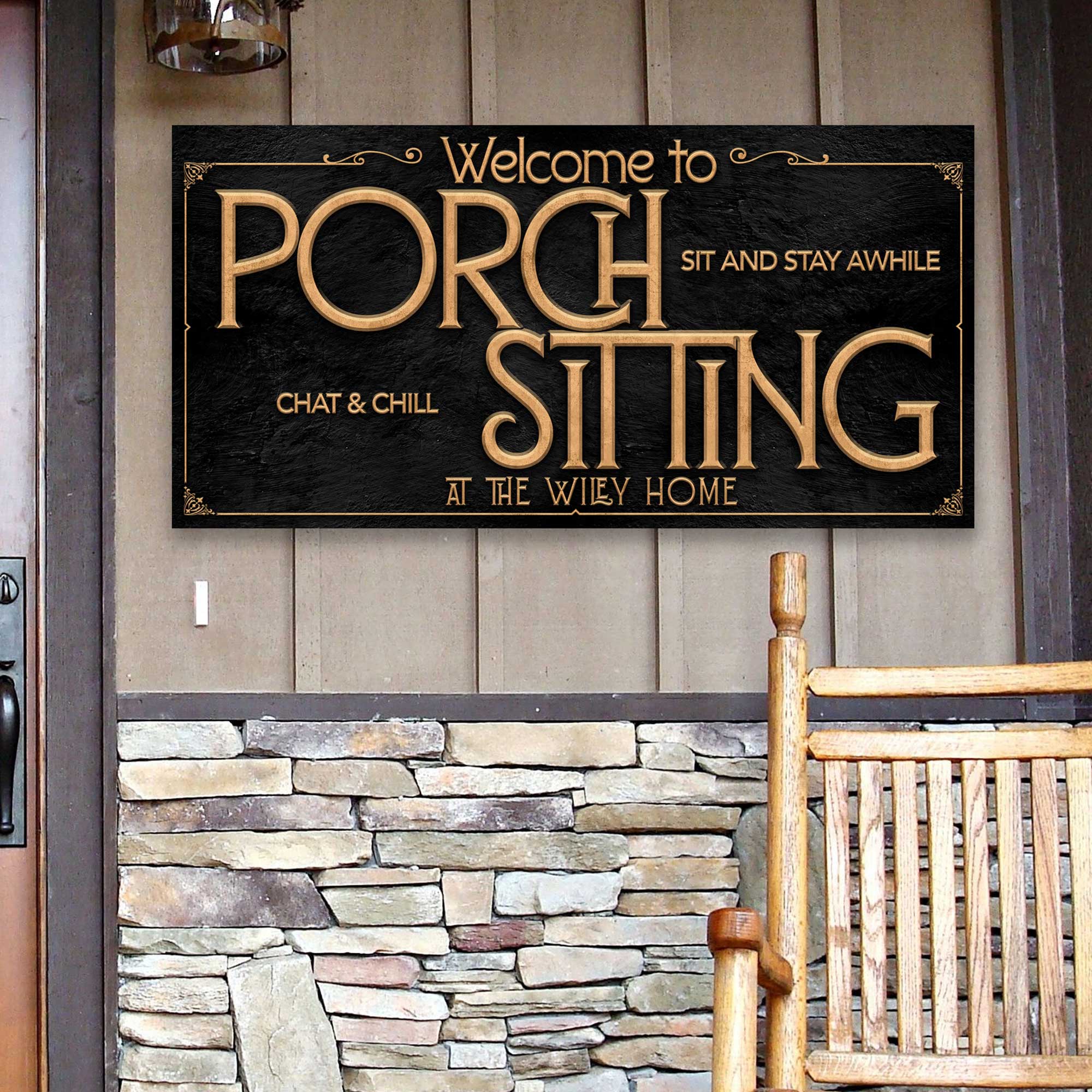 Personalized Rustic Metal Signs