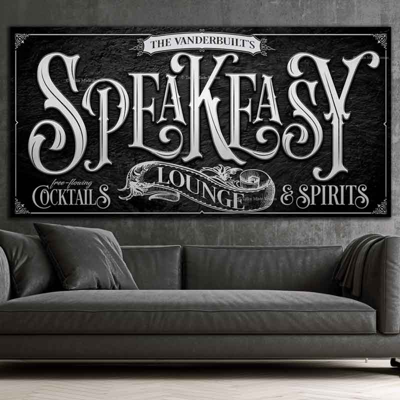 Speakeasy Sign
