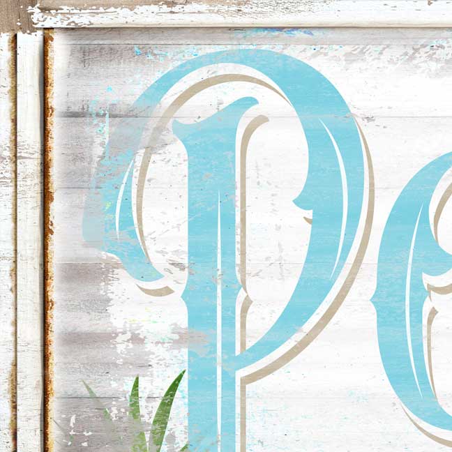 Custom Pool and Patio Signs - Poolside Tiki Bar Tropical