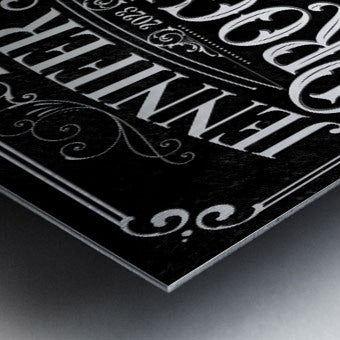 Brushed Metal Print