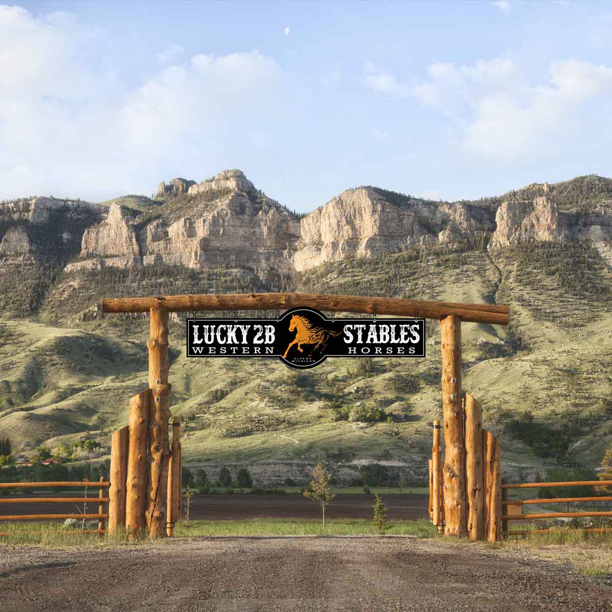 Stable Sign Racing Field Stylish Stable Signs for a Sophisticated Equestrian Barn – Tailor Made ...
