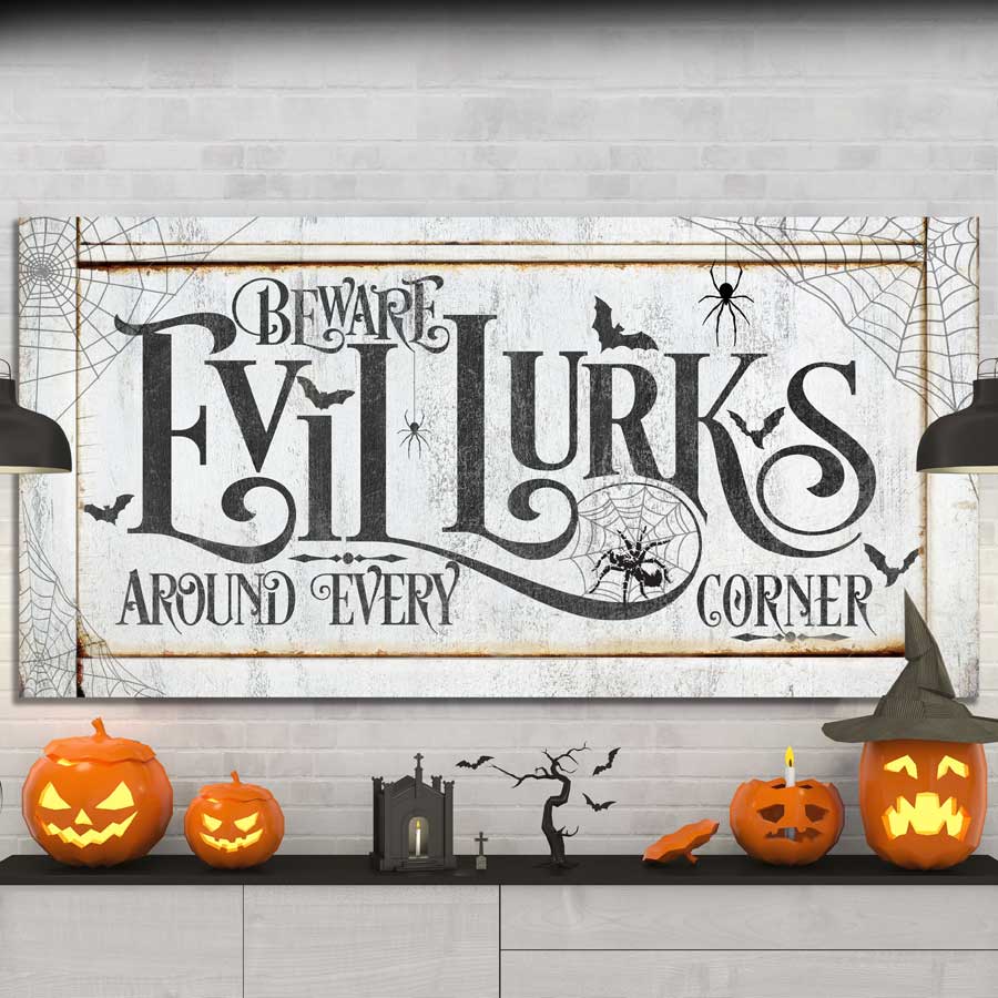 Spooky Metal Signs: Elevate Your Halloween Porch Decor