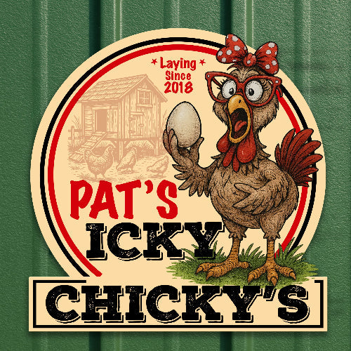 Custom sign design example