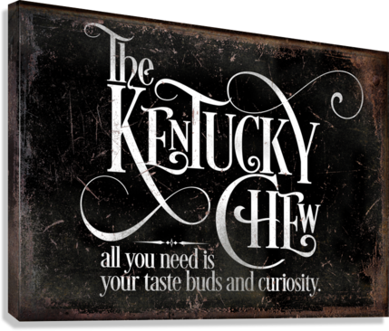 Kentucky Bourbon Bar Sign on black distressed background.