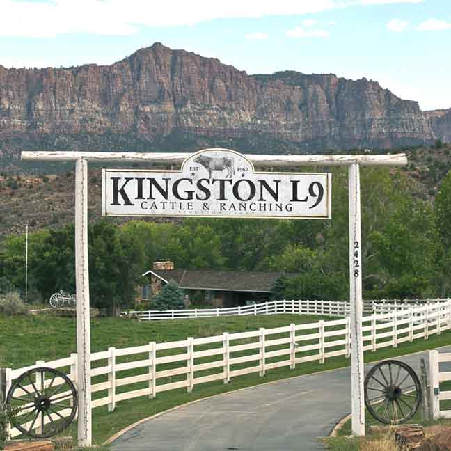 Large Cattle Ranch Sign -Kingston L9 Barn Sign