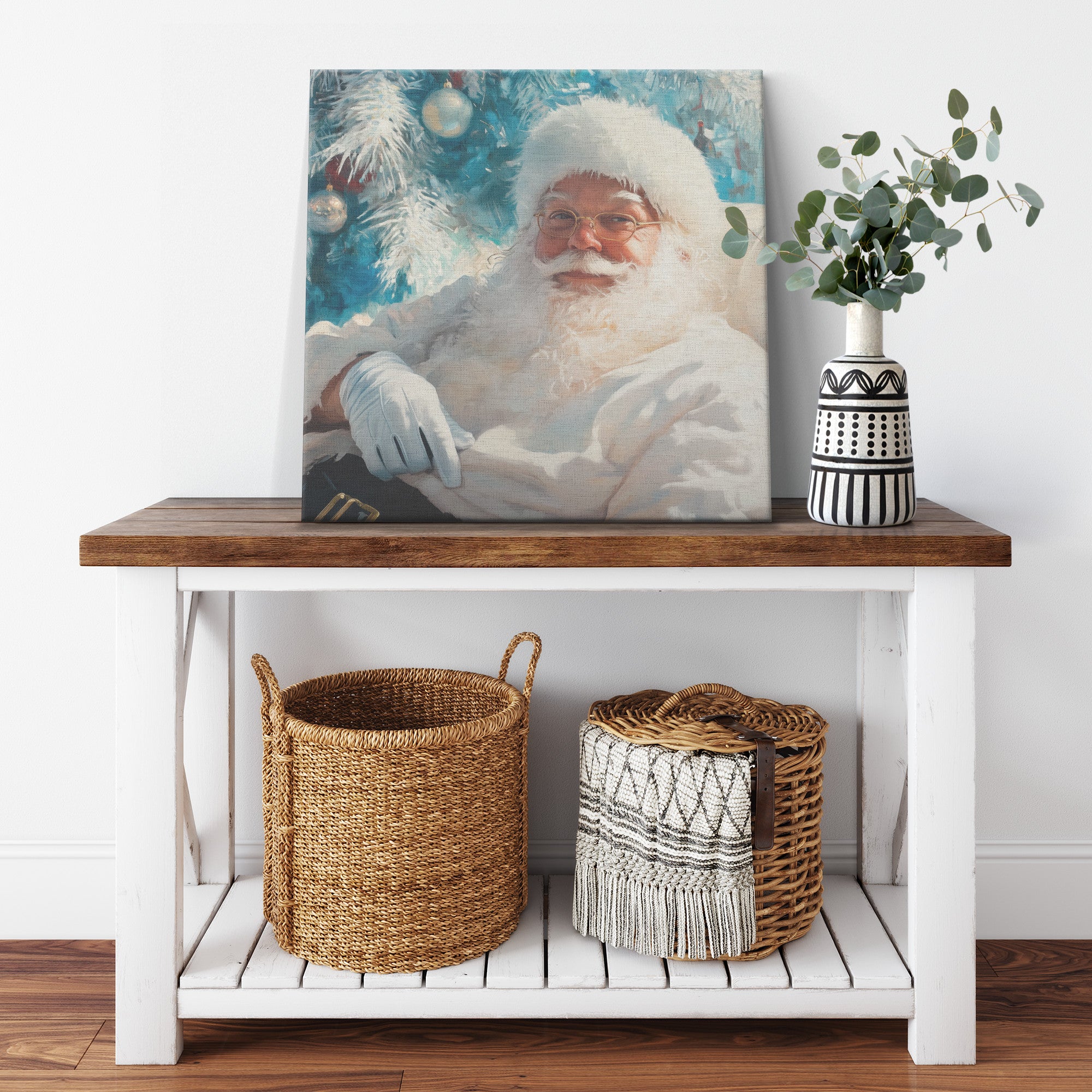 Santa Art, Coastal Santa, Santa Prints, Santa Wall Art – Tailor