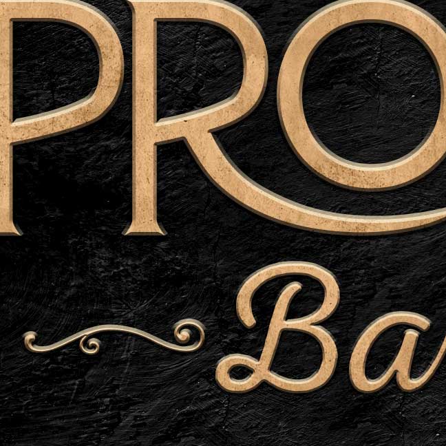 Prohibition Bar Sign & Lounge Personalized Speakeasy Decor Close Up