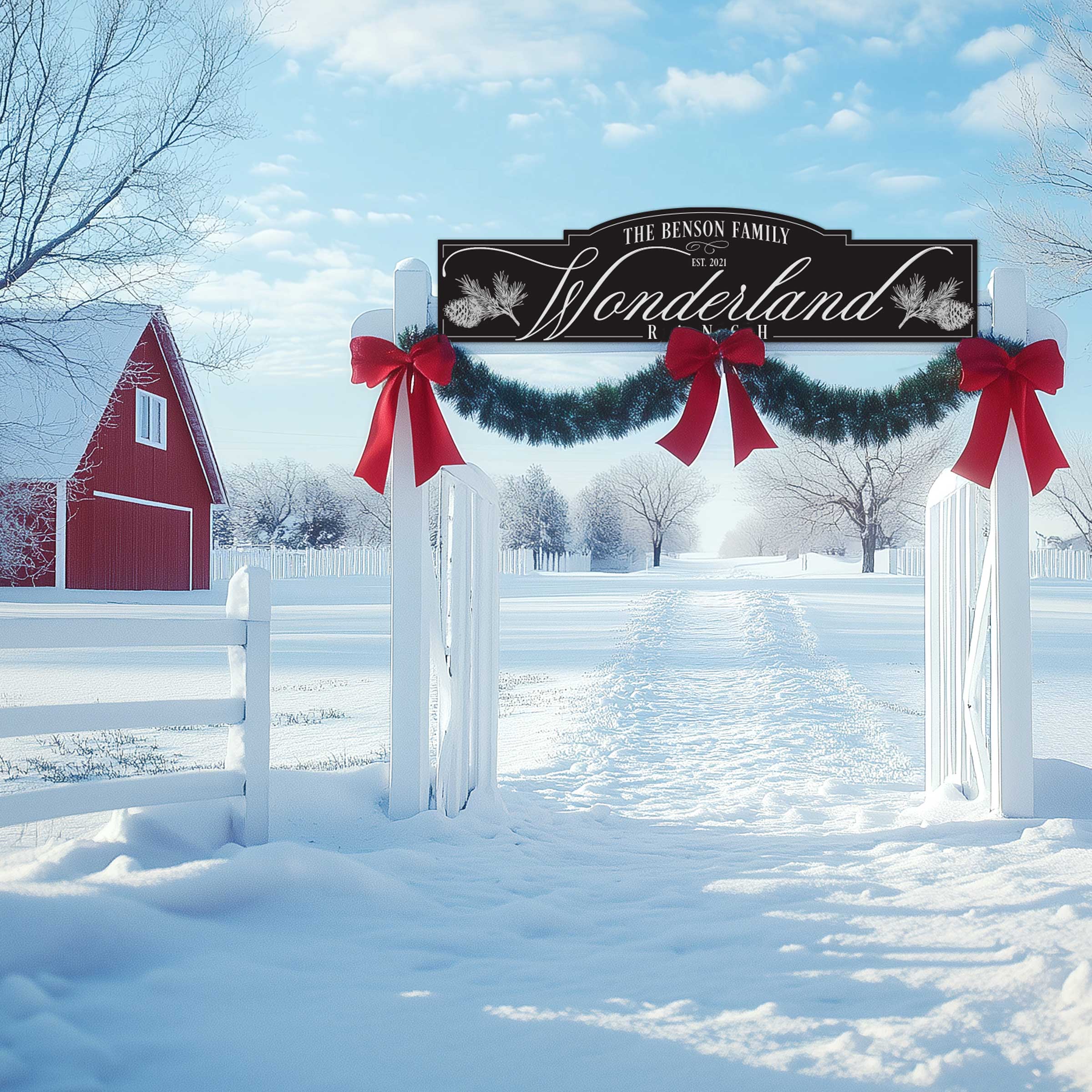 Custom farm sign examples