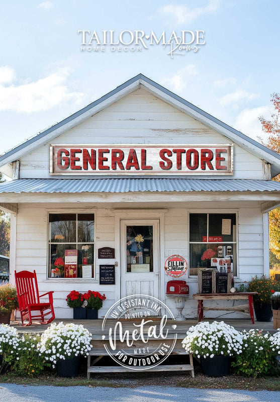 general store sign in vintage style