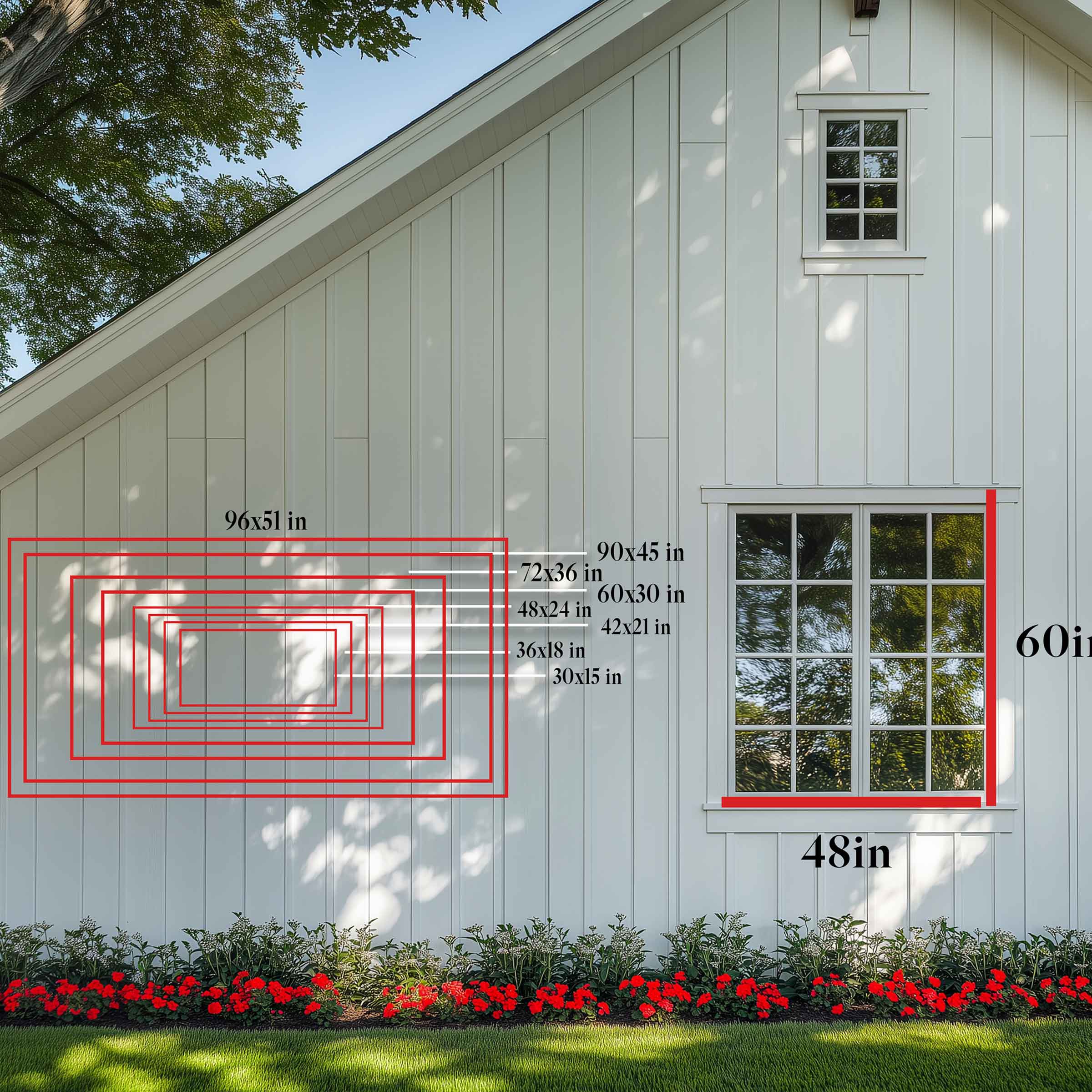 Sign measuring guide