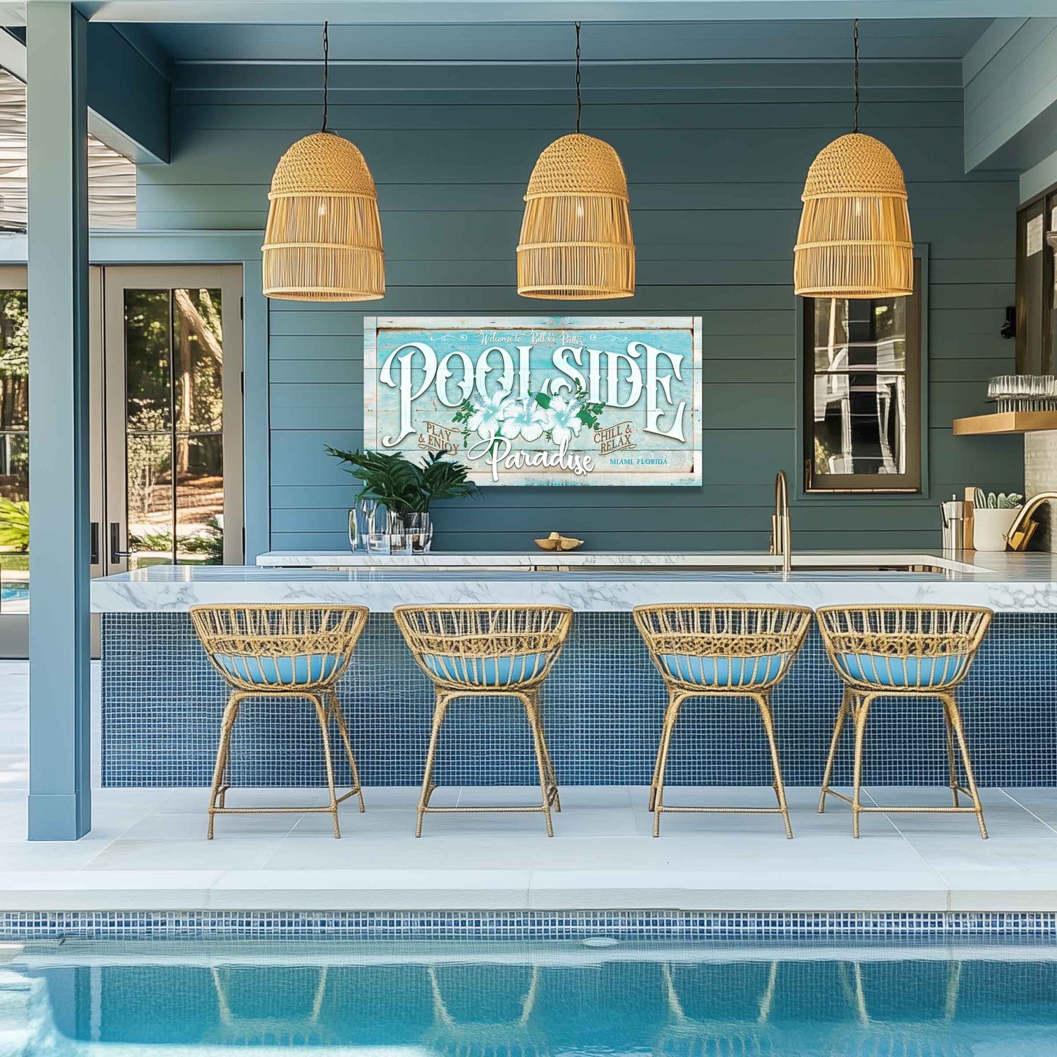 Personalized Pool Signs, Pool and patio Signs, Custom Pool Signs ...