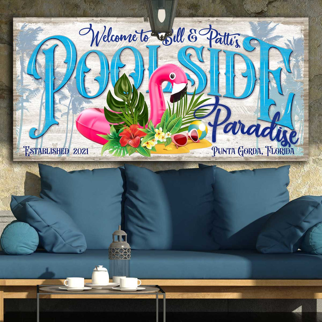 Pool and Patio Sign, Personalized Pool Signs, Pool Decor – Tailor Made ...