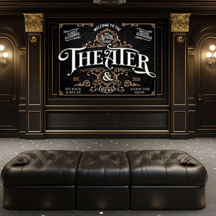 Theater and Lounge Sign Ornate