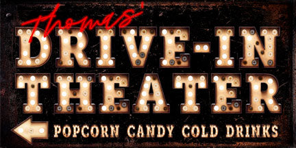 Theater Room Decor - Drive In Theater Marquee