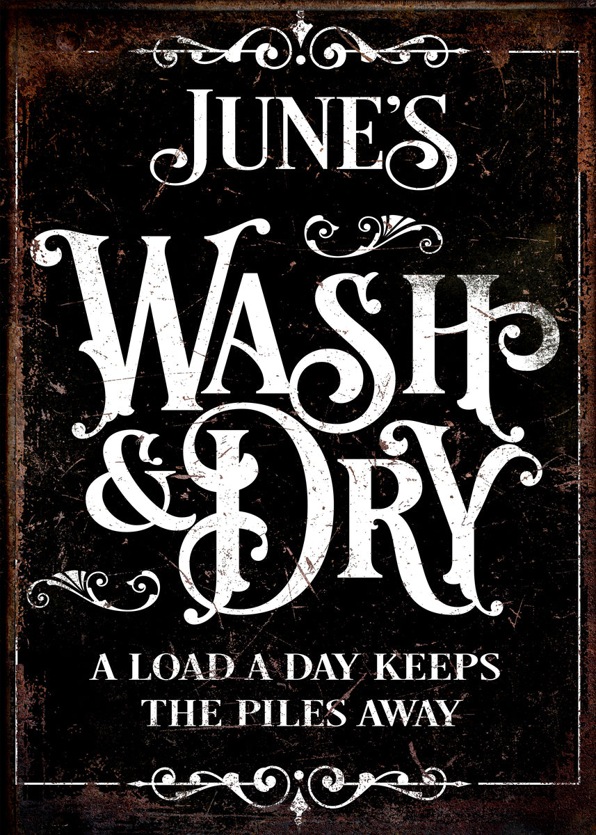 Laundry Room Sign, Laundry Room Decor, Wash and Fluff Sign