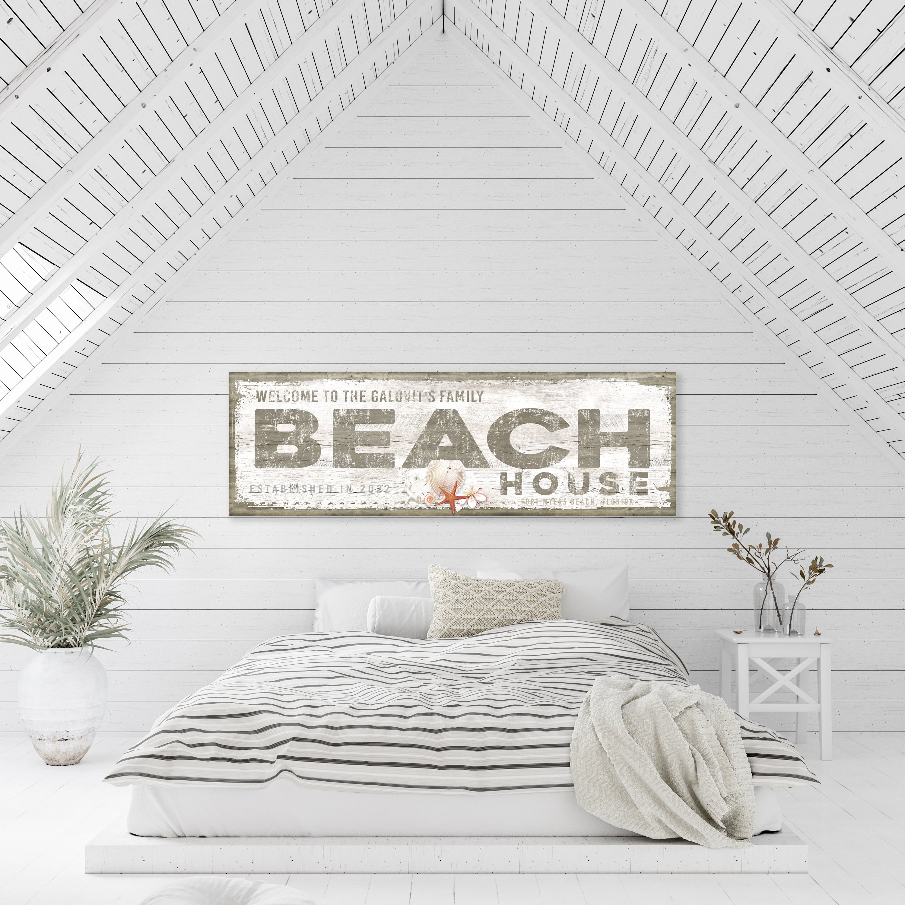 Beach Theme Wall Decor, Beach House Sign, Beach cheapest Bedroom Decor