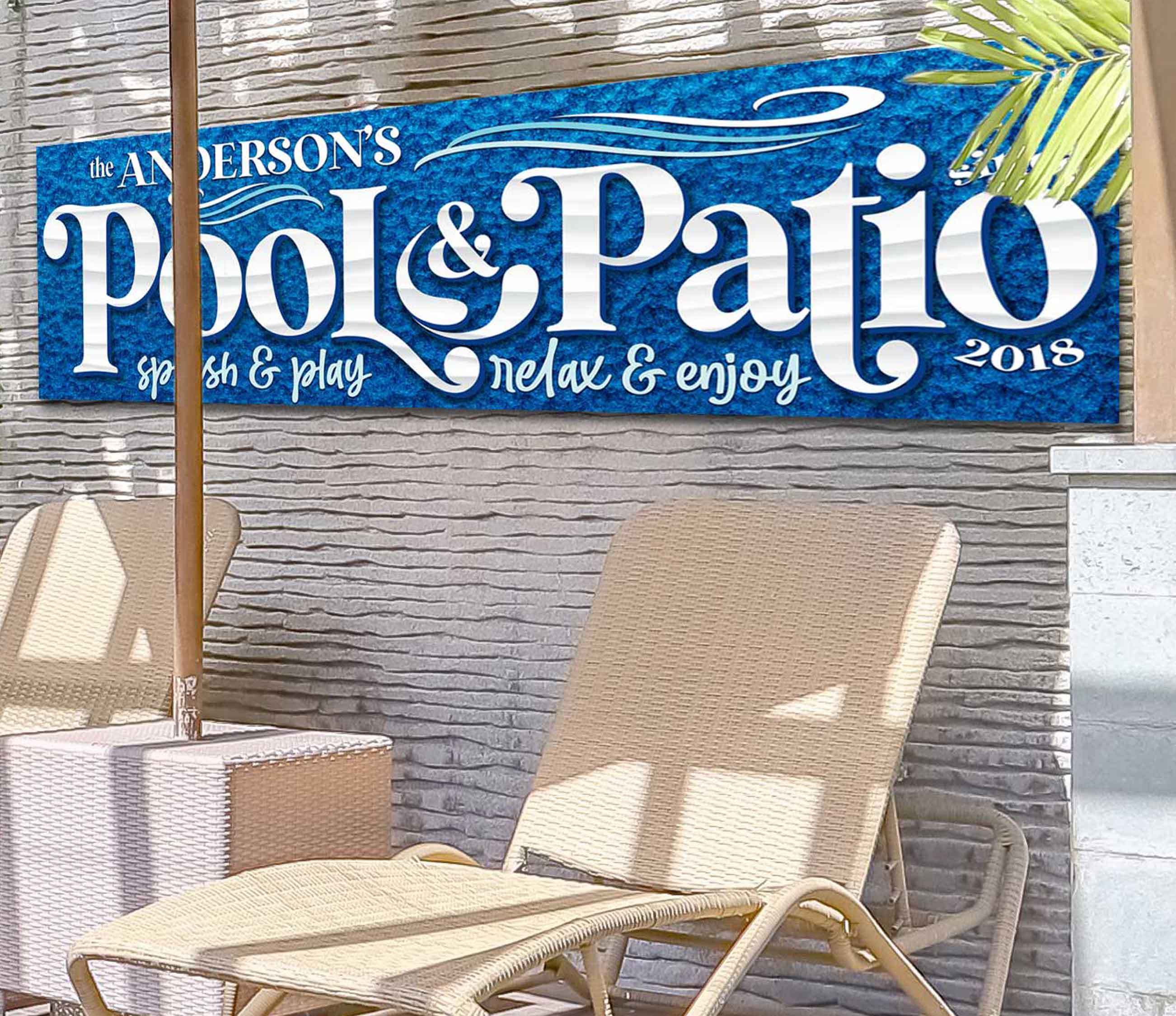Patio Signs for Pool & Outdoor Decor - Buy Now! – Tailor Made Rooms ...