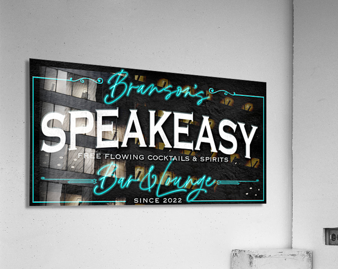 Speakeasy Sign, Vintage Canvas Sign, Speakeasy Decor, Vintage Wall Art,  1920s Decor, Roaring 20s Art, Speakeasy Decorations -  Hong Kong
