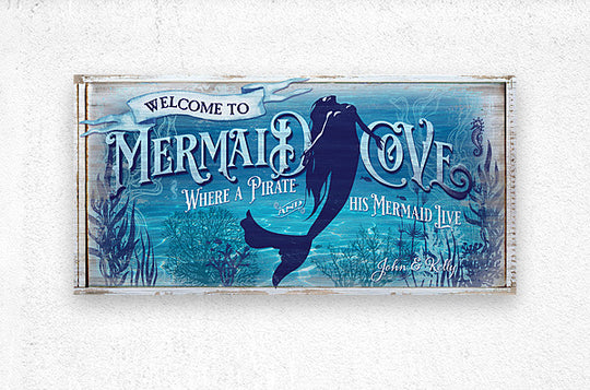 Mermaid Pool & Patio Sign - Enchanting Outdoor Decor – Tailor Made ...