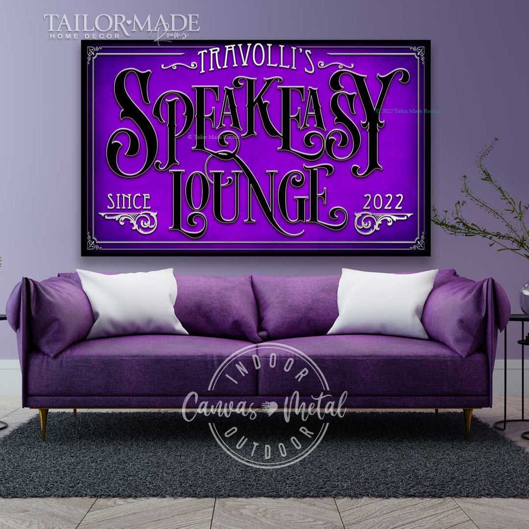 Custom Speakeasy Sign, Speakeasy Decor, 1920's Art Deco Sign, Metal
